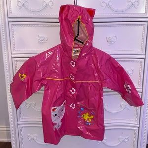 Kidorable Pink Hooded Raincoat